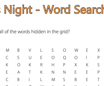 Word Search – Burns Night