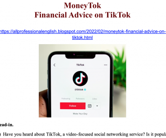 MoneyTok Financial Advice on TikTok