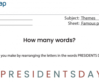 President's Day – How many words?