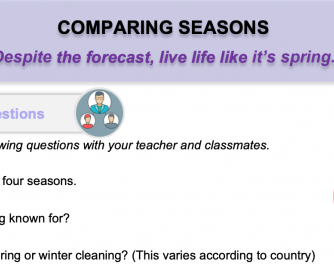 Comparing Seasons