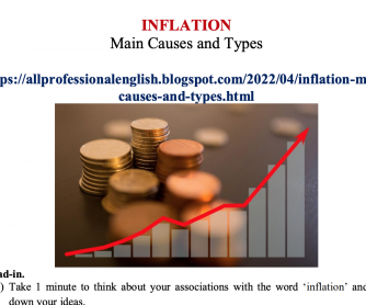 INFLATION: Main Causes and Types