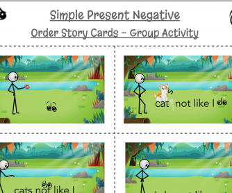 Present Simple Negative – Group Work Activity