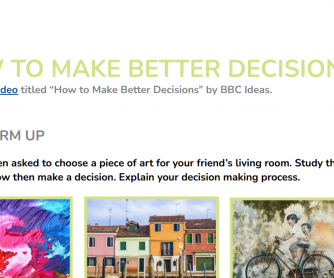How to Make Better Decisions – B2