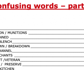 Confusing Words – Part 17